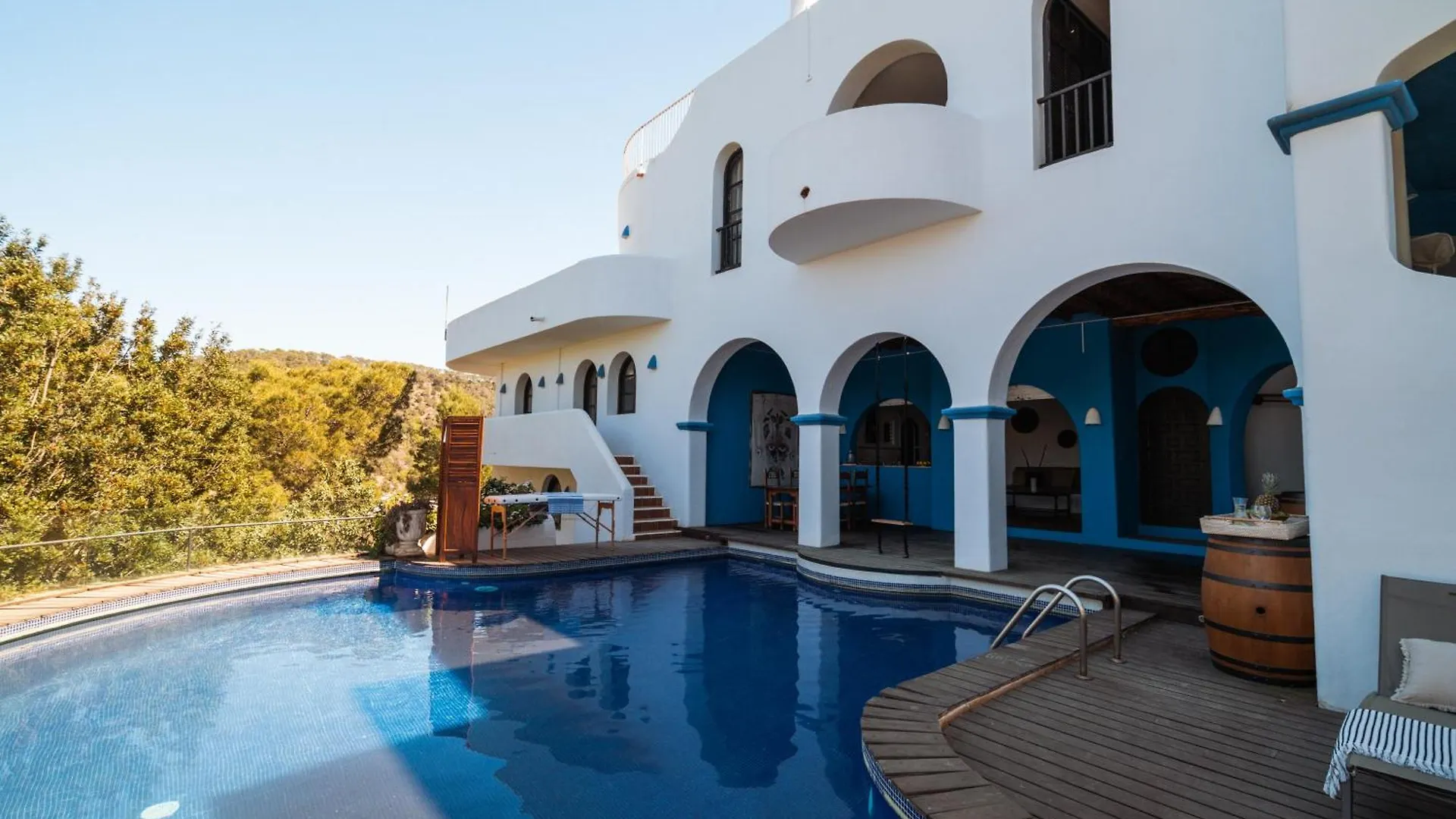 Large Villa On Ibiza West Coast With Pool & Sunset View - Nirvana Cala Tarida  Spain