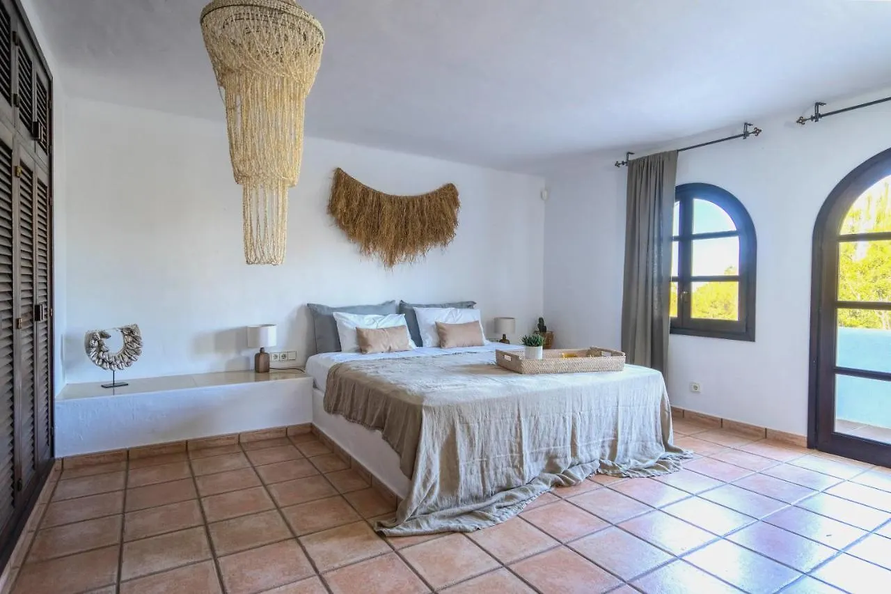 Large Villa On Ibiza West Coast With Pool & Sunset View - Nirvana Cala Tarida  Spain