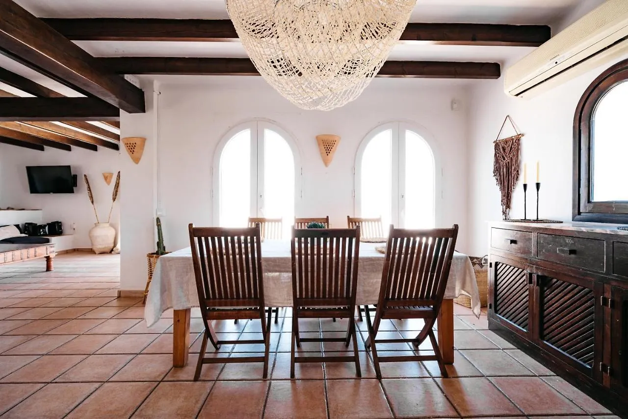 Large Villa On Ibiza West Coast With Pool & Sunset View - Nirvana Cala Tarida   Cala Tarida (Ibiza)