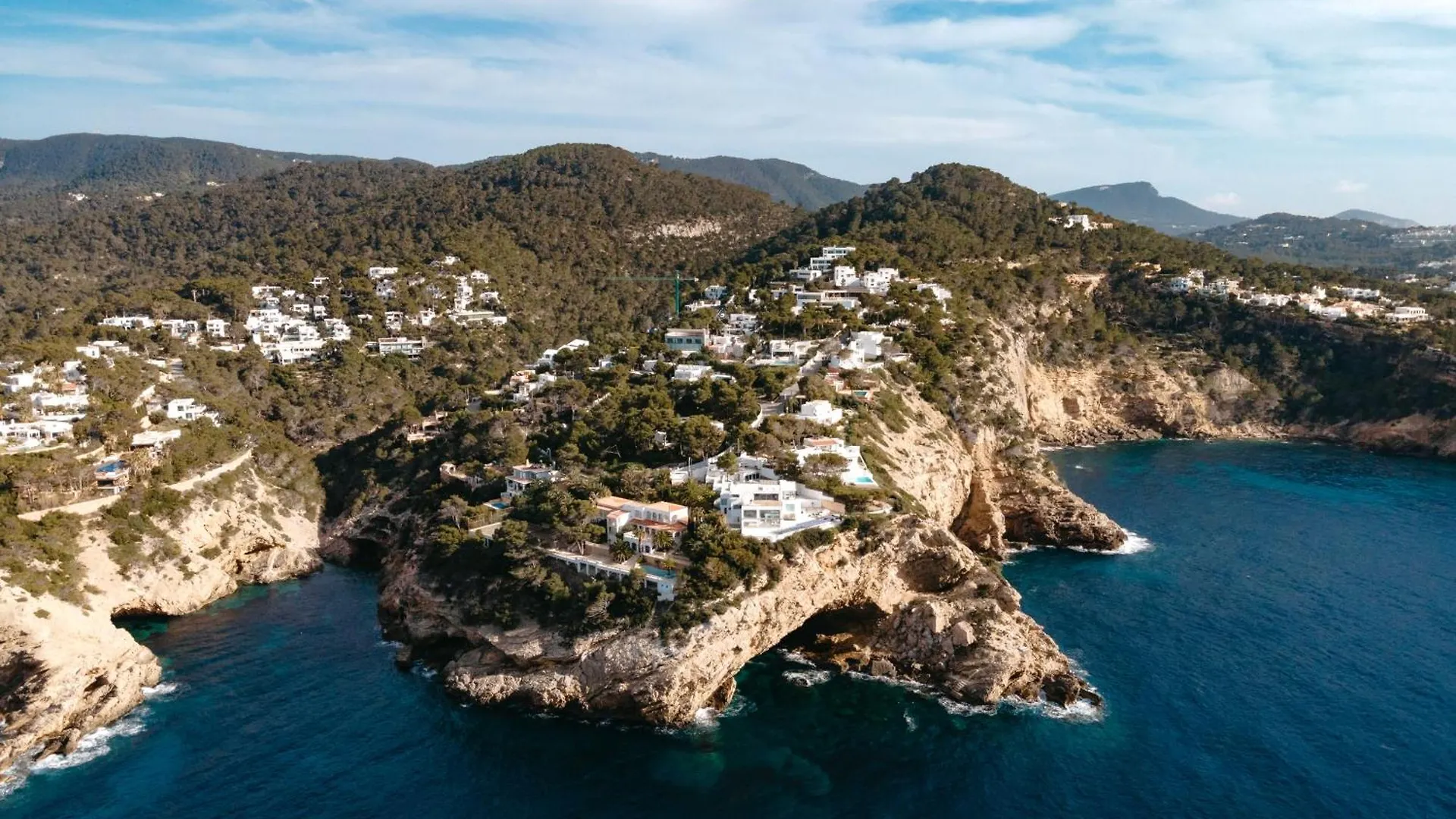 Large Villa On Ibiza West Coast With Pool & Sunset View - Nirvana Cala Tarida  Spain